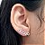Brinco EarCuff losango de aço - Imagem 2