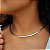 Colar Chocker de aro de aço inoxidavel - Imagem 1