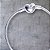 Pulseira berloque fecho coração de Aço inox - Imagem 6