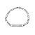 Pulseira grumet com placa gravável de aço inox - Imagem 1