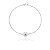 Pulseira de madre pérola oval de aço - Imagem 1