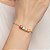 Pulseira infantil letras coloridas personalizadas de aço - Imagem 2