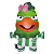 Kallsinho Mascote Juventude 2 - Periquita - Imagem 1