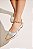 MARIA PAULA  - SLINGBACK FEMININO PRATA C/ DOURADO - Imagem 5