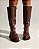 ZUNA - BOTA FEMININA CANO LONGO TRATORADA MARROM - Imagem 4