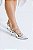 CHERRY - SCARPIN FEMININA BICO FINO SALTO ALTO SLINGBACK PRATA - Imagem 3