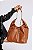 LINDSAY - BOLSA FEMININA HOBO CAMEL - Imagem 1