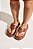 NEW BÚZIOS - CHINELO FLATFORM COURO FEMININO CAMEL - Imagem 5