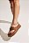 NEW BÚZIOS - CHINELO FLATFORM COURO FEMININO CAMEL - Imagem 6
