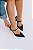 SASKIA - SCARPIN FEMININO BICO FINO SALTO ALTO SLINGBACK TELA PRETO - Imagem 1