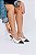 GRACE - SCARPIN SLINGBACK FEMININA BICO FINO SALTO KITTEN HEELS PRETO E OFF WHITE - Imagem 2