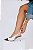 GRACE - SCARPIN SLINGBACK FEMININA BICO FINO SALTO KITTEN HEELS PRETO E OFF WHITE - Imagem 3