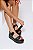 CAROL - PAPETE FEMININA FLATFORM VELCRO PRETA - Imagem 2