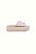 BLAKE - TAMANCO FLATFORM FEMININO COURO TELA APLICAÇÕES OFF WHITE - Imagem 1