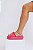 GABRIELA - FLATFORM BIRKEN FEMININA TIRA LARGA ROSA E VERMELHO - Imagem 4