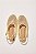 UANA - SAPATILHA SLINGBACK FEMININA BICO REDONDO TELA AMARELA - Imagem 2
