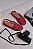 UANA - SAPATILHA SLINGBACK FEMININA BICO REDONDO TELA VERMELHA - Imagem 6