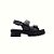 PITY - PAPETE TRATORADA FEMININA  VELCRO PRETO - Imagem 1