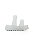 LULU -  TAMANCO FLATFORM FEMININO PUFFER  BRANCO - Imagem 1