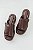IZZY - PAPETE FLATFORM FEMININA VELCRO MARROM - Imagem 2