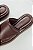 IZZY - PAPETE FLATFORM FEMININA VELCRO MARROM - Imagem 3