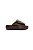 IZZY - PAPETE FLATFORM FEMININA VELCRO MARROM - Imagem 1