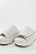 IZZY - PAPETE FLATFORM FEMININA VELCRO OFF WHITE - Imagem 3