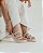 ANY -  PAPETE ANATÔMICA FEMININA TIRAS BRILHO OFF WHITE - Imagem 3
