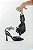 MADDY - SCARPIN FEMININO BICO FINO SALTO TAÇA SLINGBACK COURO PRETO - Imagem 2