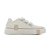 KIRA- TÊNIS FEMININO VELCRO COURO BRANCO E DOURADO - Imagem 1