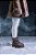 JULIETA - BOTA COTURNO FEMININO CHUNKY TRATORADA COURO MARROM - Imagem 2