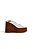 KHLOE - SANDÁLIA PLATAFORMA CORTIÇA VINIL FEMININA CAMEL - Imagem 1