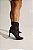 FEK - BOTA FEMININA SALTO ALTO TELA PRETA - Imagem 6