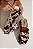 MELISSA - TAMANCO FEMININO PLATAFORMA VACA OFF WHITE/MARROM - Imagem 2