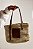 CELINA - BOLSA FEMININA PALHA BEGE COM MARROM - Imagem 2