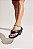 PRÉ VENDA | TOKYO - CHINELO FLATFORM PRETO E BRANCO - Imagem 7