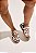 OTAVIA - TÊNIS FEMININO CADARÇOS VACA OFF WHITE COM MARROM - Imagem 7