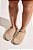 LINA - CLOG FEMININO ANATÔMICO COURO CAMURÇA BEGE - Imagem 1