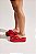 PRÉ VENDA | SAKURA - CHINELO FLATFORM TIRAS PUFFER VERMELHO - Imagem 6