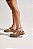 TAKA - PAPETE FLATFORM FEMININA CAMURÇA BEGE - Imagem 8