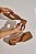 SAYURI - TAMANCO FEMININO SALTO BLOCO FLIP FLOP COURO CAMEL - Imagem 2