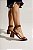 LAURA - SÁNDALIA FEMININA COURO CAMURÇA CAMEL - Imagem 5