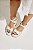 HAILEY - SANDÁLIA PLATAFORMA FEMININA TACHAS OFF WHITE - Imagem 5