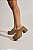 NINA - CLOG FEMININO SALTO ALTO CAMURÇA CAMEL - Imagem 7