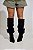 ISABELE - BOTA FEMININA OVER THE KNEE BICO FINO PRETA - Imagem 2