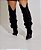 ISABELE - BOTA FEMININA OVER THE KNEE BICO FINO PRETA - Imagem 4