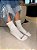 MEIA FEMININA CANO MÉDIO BABADO PICOT OFF WHITE - Imagem 3