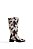 MEL - BOTA FEMININA CANO LONGO VACA PRETO E BRANCO - Imagem 1