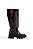 NAMU - BOTA FEMININA BIKER CANO LONGO TRATORADA MARROM - Imagem 1