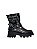 NAMU - BOTA FEMININA BIKER CANO CURTO TRATORADA PRETA - Imagem 1